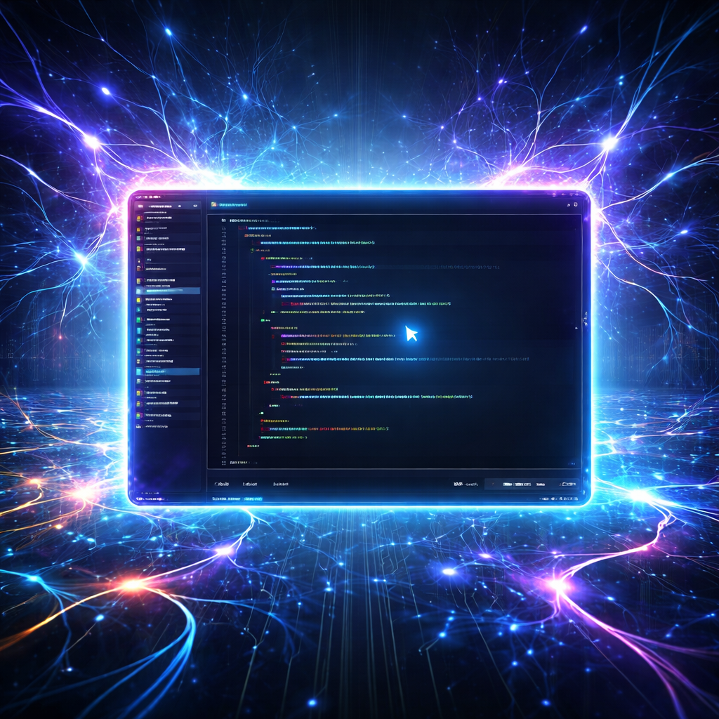 Cursor AI 主界面视觉展示